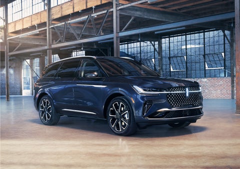 A 2024 Lincoln Nautilus® SUV is parked in an industrial space. | Lidtke Lincoln in Beaver Dam WI