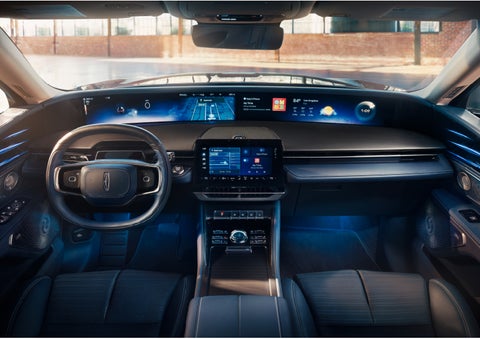 The panoramic display is shown in a 2024 Lincoln Nautilus® SUV. | Lidtke Lincoln in Beaver Dam WI