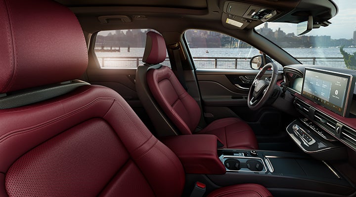 The available Perfect Position front seats in the 2024 Lincoln Corsair® SUV are shown. | Lidtke Lincoln in Beaver Dam WI