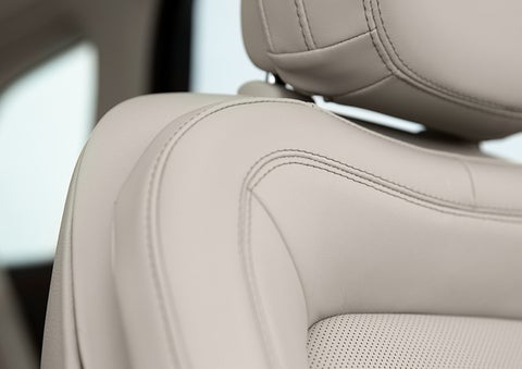 Fine craftsmanship is shown through a detailed image of front-seat stitching. | Lidtke Lincoln in Beaver Dam WI