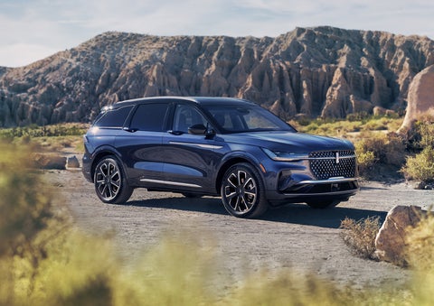 A 2024 Lincoln Nautilus® SUV is parked in a desert national park. | Lidtke Lincoln in Beaver Dam WI